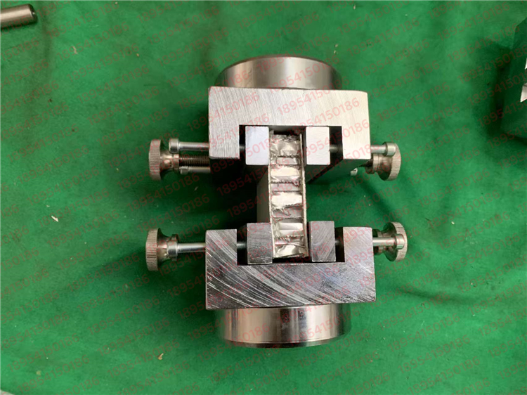 ASTM C364夹层芯材侧压强度试验夹具精准测试蜂窝结构抗压性能专业可靠(图文)